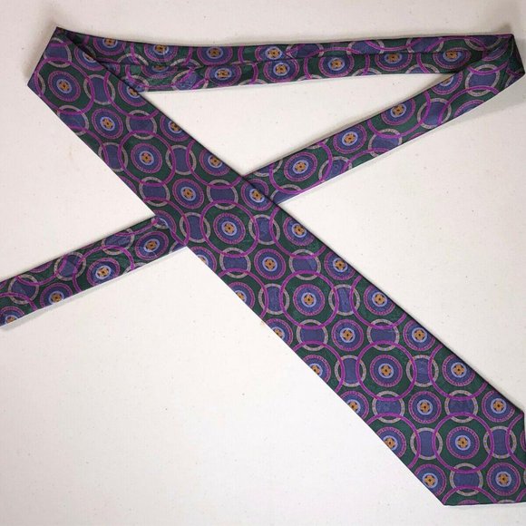 Stefano Ricci Vibrant Multicolor Geometric tie - Picture 2 of 6